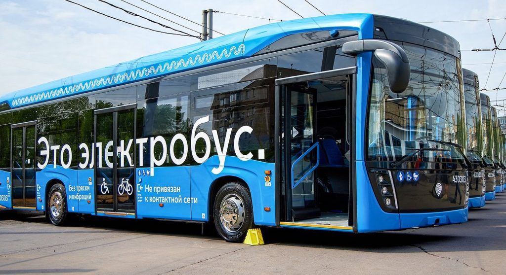 Власти Москвы закупят в 2020 году 300 электробусов. Фото: сайт мэра Москвы